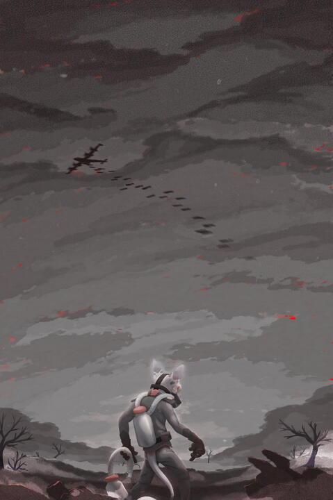 chibi bust | shaded flat color