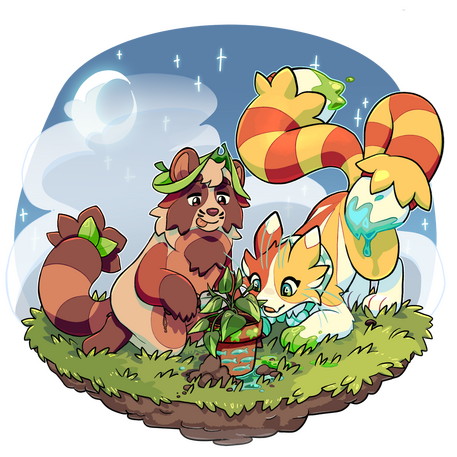 chibi bust | flat color